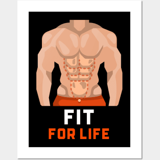 Fit For Life Posters and Art